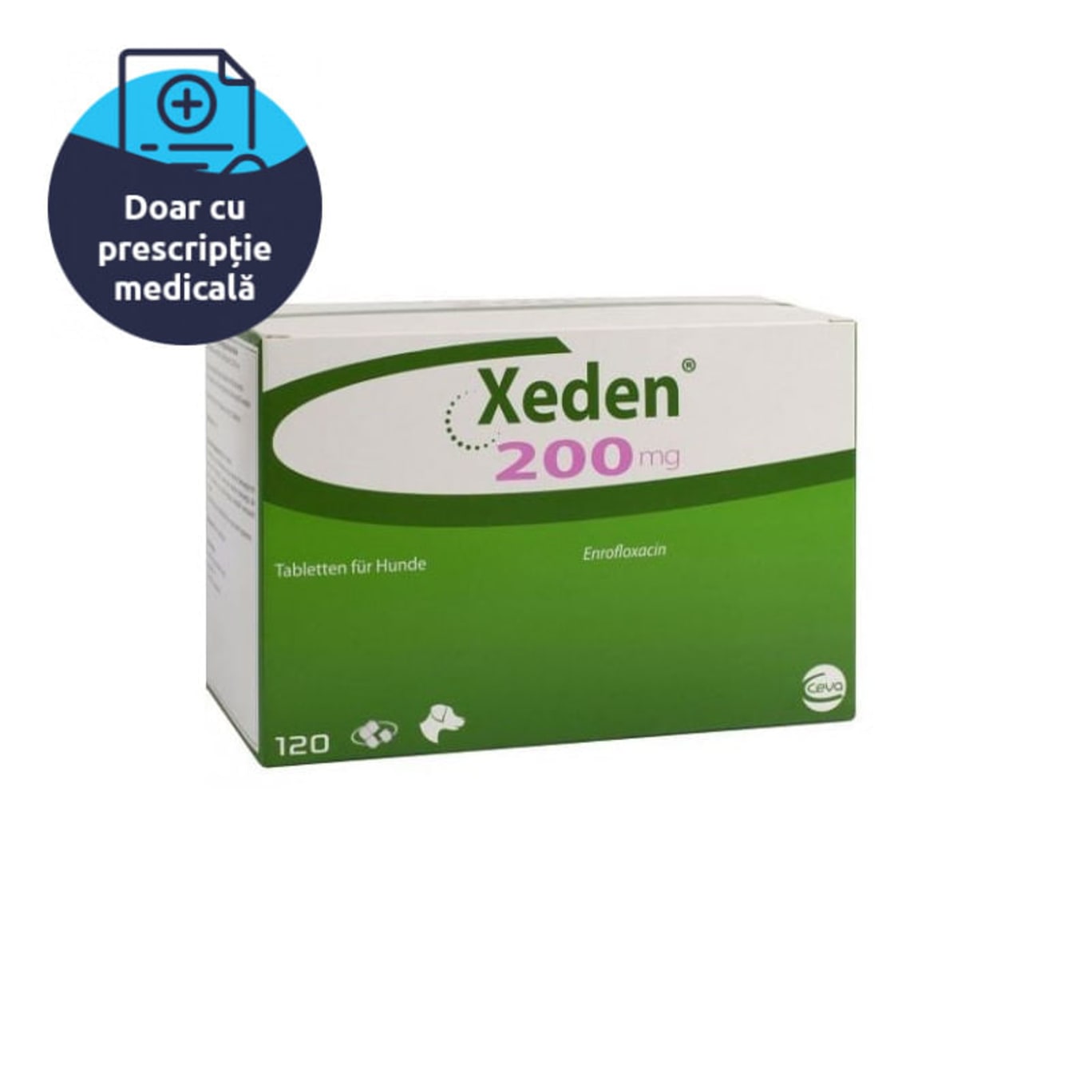 Xeden mg - 6 Tablete 1 Folie, Ceva, Xeden mg - Antibiotic Oral Caini - CatShop